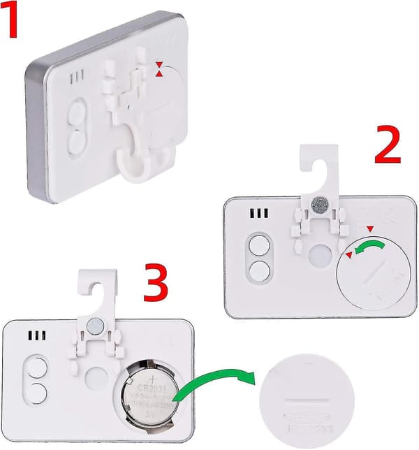 3x Digital kyl- och frystermometer, vattentät termometer med LCD-skärm [DB]
