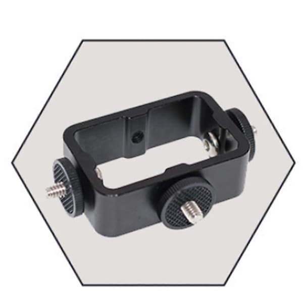 Holder Flash Bracket Adapter Mount for Live Broadcast Selfie Camera Phones 1/4 Hole Metal Three-P