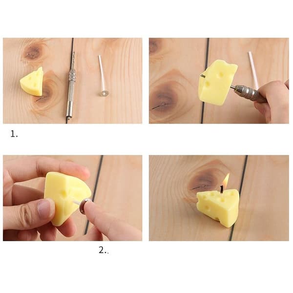 Stearinlysforme Stearinlys DIY Silikoneform Stearinlysfremstilling Stearinlys Væge-FF-