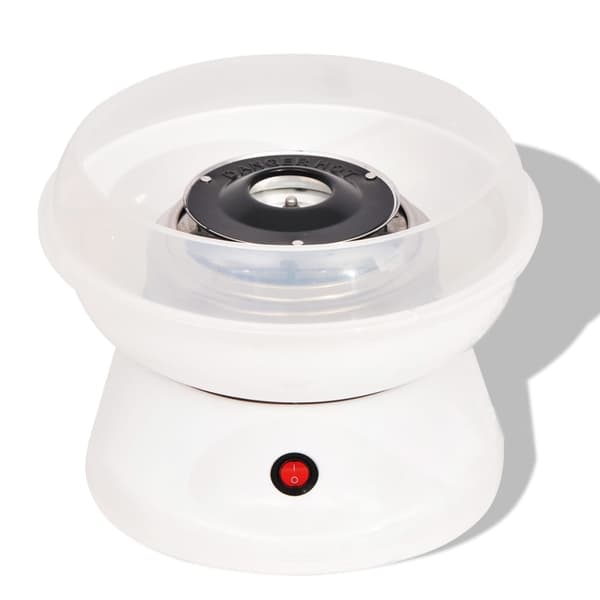 vidaXL Candyflossmaskine 480 W hvid Vit white