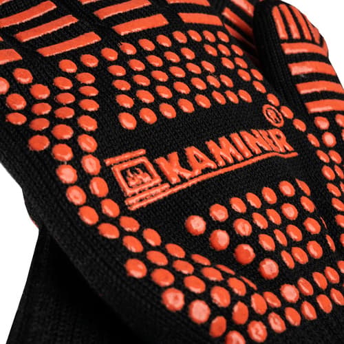 Varmebestandige Grillhandsker sort black