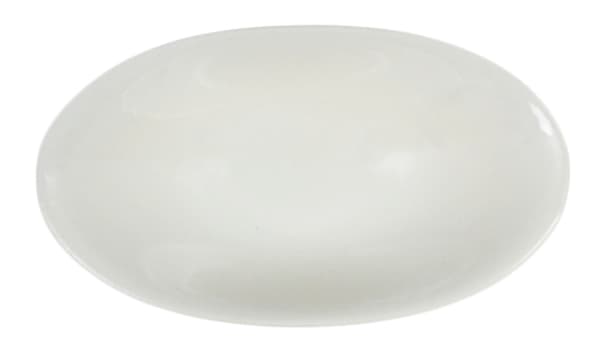 Mini Porcelænsskål - Oval Dyb - 12-pak Vit 1800