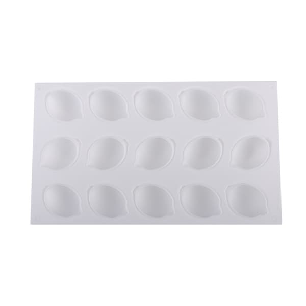 3D Frukt Sitron Silikonform Form Dekor Mousse Dessert Kakeform DIY Ba