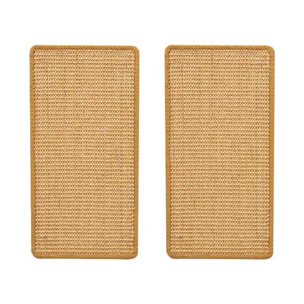 2-delt katteklo-matte Sisal katteklo-matte Katteklo-matte med selvklebende katteklo-matte 50 x 25 cm