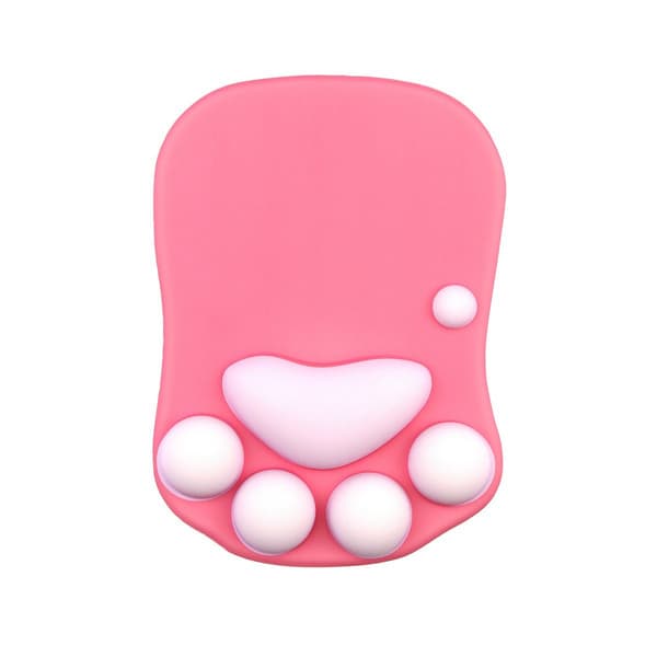 Musematte med håndleddsstøtte, ergonomisk musematte, Kawaii kattemus