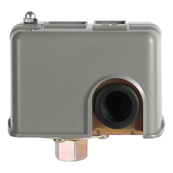 Trykafbryder til pumpe, 40-60psi Vandtrykafbryder Justerbar Differential, 1/4 tomme indvendigt gevind