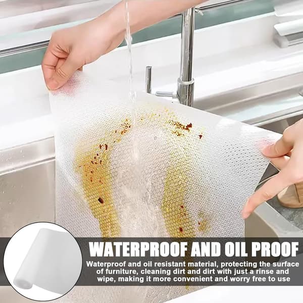 Non-slip mat - 500x30 cm - Drawer mat - Antifouling pads - Kitchen drawer protector