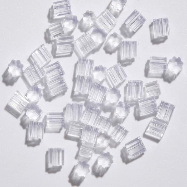 Silikone øreringe bagstykker, 200 STK Bløde øreringe stoppers, transparente øreringe