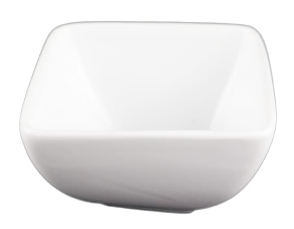 Mini Porcelænsskål Kvadrat - 20-pak Vit 5000