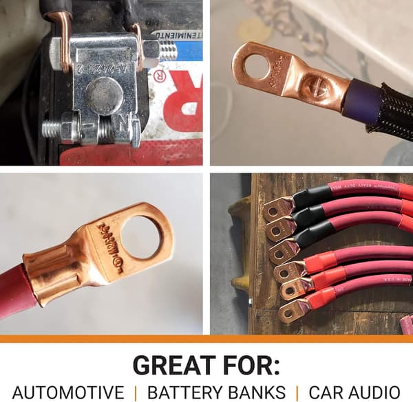 UL Heavy Duty Batteriringterminalforbindelse, Rørformet Elektrisk