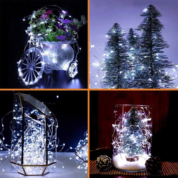 Batteridrivna Ljusslingor, 20 LED 2M Koppar Ljusslingor, IP
