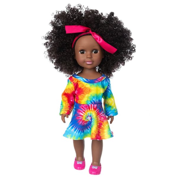 African Black Doll 35CM - Multicolored