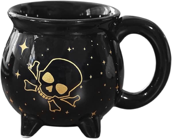 Halloween-kopp, originalt festtilbehør for drikke svart - Schwarz