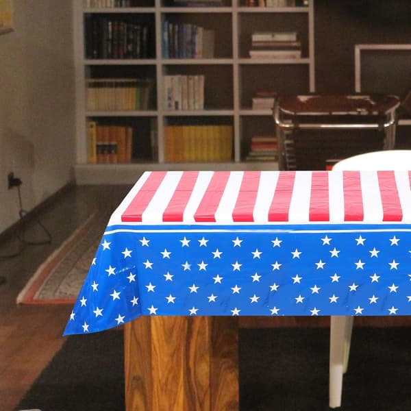 Independence Day, Memorial Day Tablecloth, 54x108inch Tablecloth