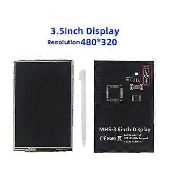 3.5-inch RPI Screen Touch Screen 480X320 for 5 5B 60 Frame TFT LCD Module Display with Stylus