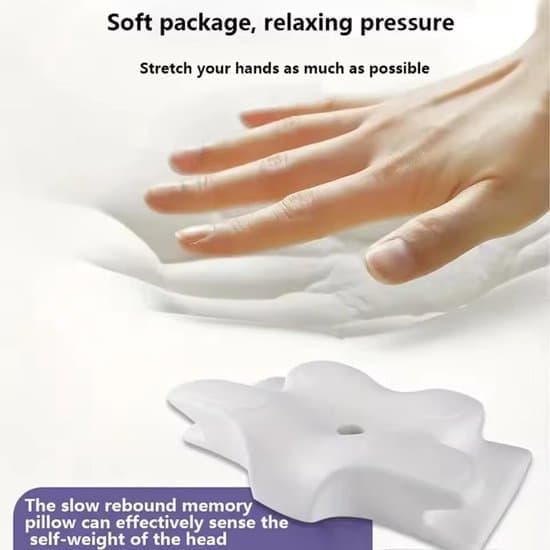 Orthopedic Memory Foam Pillow Butterfly Sleeping Neck Support Cervical Slow Recovery [Ho]