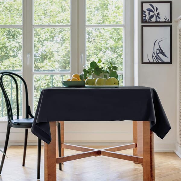 Firkantet duk, varmebestandig vaskbar dekorativ duk til spisebord, elegant rektangulær duk til buffeter og bryllup