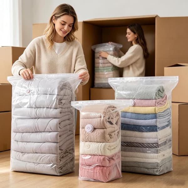 Suuri tyhjiöpussi Vakuumverpackungsbeutel -
