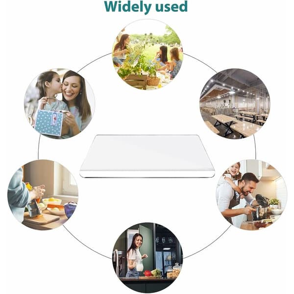 Acrylic Cutting Board for Kitchen Transparent Non-Slip Cutting Board