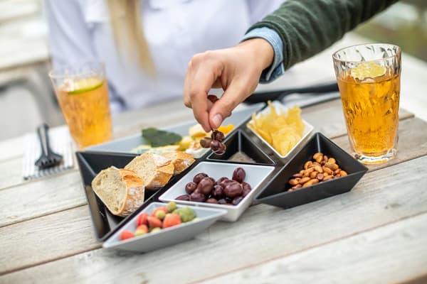 Koziol TANGRAM Ready Gourmet Sæt Sort Hvid 0.33