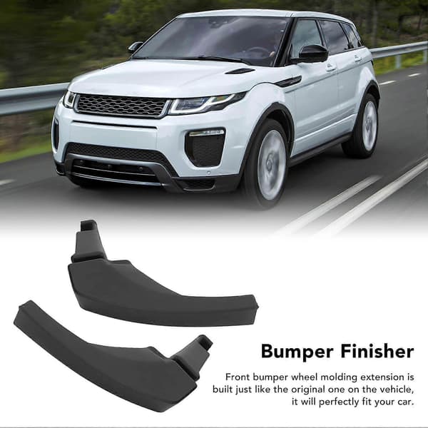 Pair Front Bumper Finisher LR028550 Replacement for Land Rover Range Rover Evoque 2012–2016