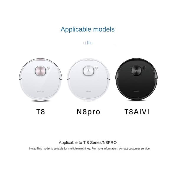 1 stk Moppeklutholder for Deebot T8 T9 /T8AIVI/T8Max/N8Pro/T8Power Robotstøvsugerdeler Hol [DB] Grå Grey