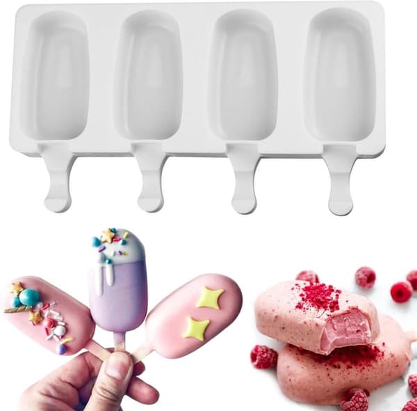 Isform - BPA-fri - 2-pak - Silikoneisbitsform - Isforme - Isforme - Isfremstilling - Ispinde