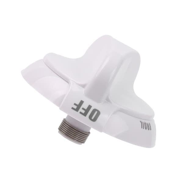 2 x hvide ovnknapper erstatning for Hotpoint EA225985 PS225985 0,25 tommer
