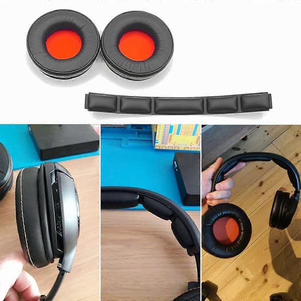 Øreputer Øreklokker for Series SIBERIA 800 840 Gaming Headset Hodebånd Ørepute