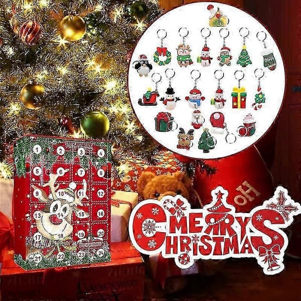 Julkalender 24 dagars nedräkning leksak överraskningstillbehör