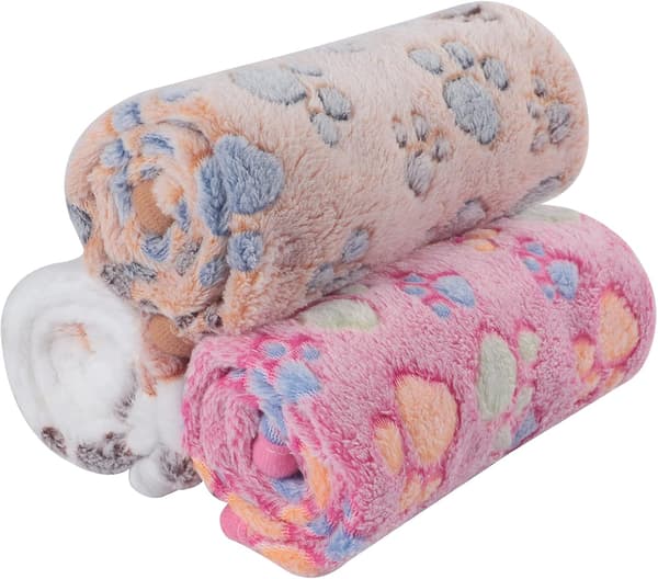 Blødt hunde-/katteplede, 3-pak 76*52cm Blødt varmt kæledyrsplede B