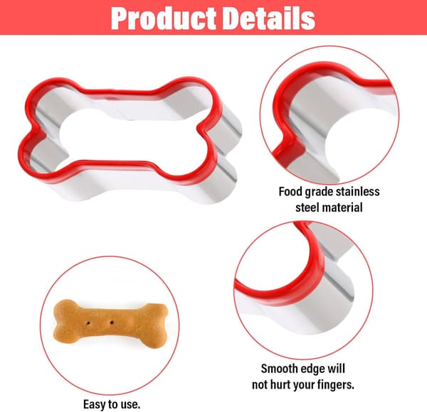 Hundeben- og potekakeformer i PVC for størrelse
