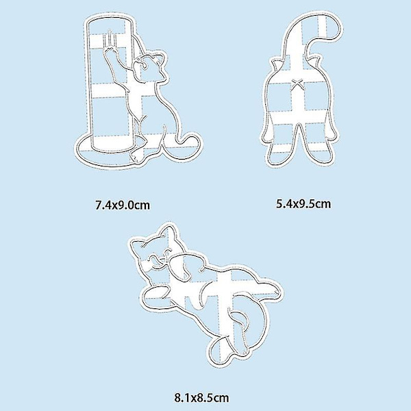 1 stk. Kattekageforme Kitty Butt Form DIY Kager Kageform Bagværk (A)