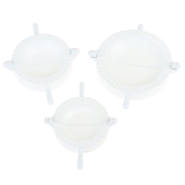 3 stk Dumpling Form Pierogi Omsetning Ravioli Empanada Deigpresse