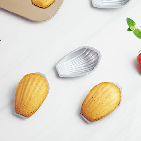 Individuel Madeleine Bageform (FMY) 6PCS