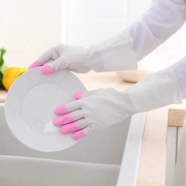 PVC Dishwashing Gloves, Reusable, Cleaning