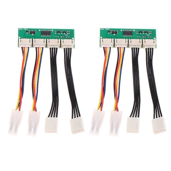 S19K Pro Blæsersimulator 12V 4-I-1 Firkantet 4Pin Blæsersimulator til Bitmain Antminer Blæserhastighedssimulator [DB] Som vist As Shown
