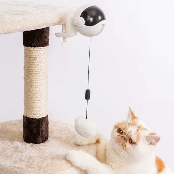 Smart Cat Toy, Cat Toy, Interactive Cat Toy, Interactive Automatic Lifting Ball Puzzle Smart Pet Toys (Pink) -