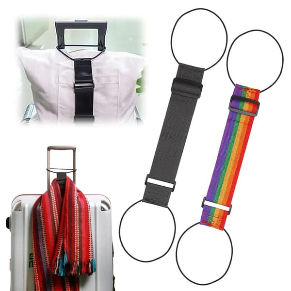 Bagagestropper Quick Release Kuffertstropper Justerbare Bagageforbindelsesstropper Bærbart Kufferttilbehør Flerfarvet Multicolour
