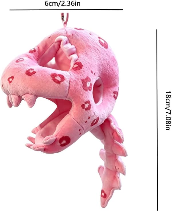 Nuken pehmoinen dinosaurusluurankoreppuetiketit -