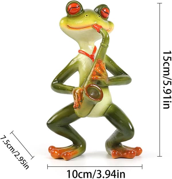 Frøstatue, frøfigur, havestatue -