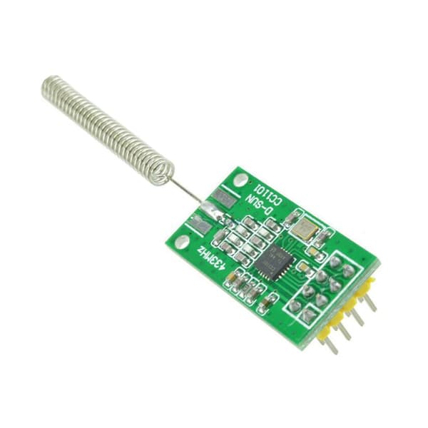 2 kpl 433M CC1101 data SI4432 sarjamoduuleja (vihreä) -