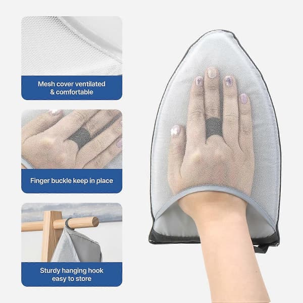 Steam Protective, Heat Resistant Glove with Finger Loop, One Size Fits All