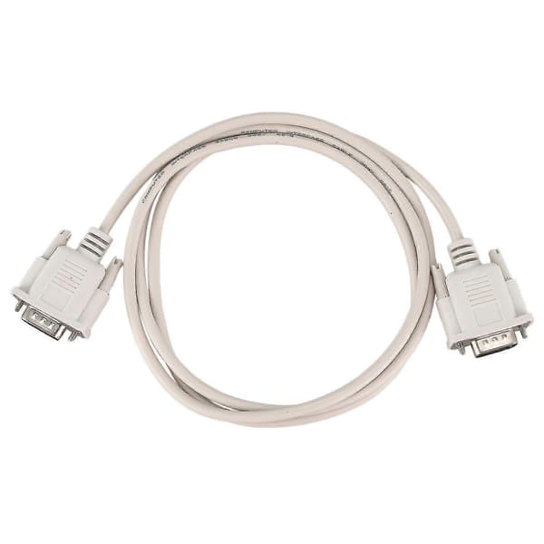 1,4 m Rs232 Db9 9-pinners hann til Vga Video 15-pinners hann adapterkabel lys grå