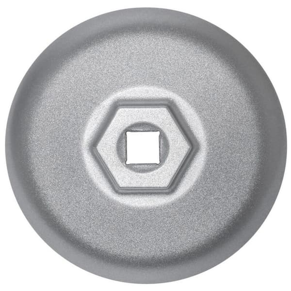 86 mm aluminium patronfilterhus nøglehætte til- (Sølv)