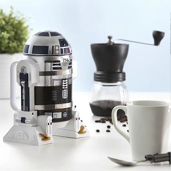 Mocha Handdriven Kaffemaskin Robot Star Fransk Press