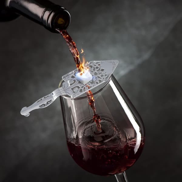 2 stk. Absint-skeer i rustfrit stål, Malurtscocktailbar