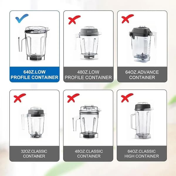 Knivenhed til Vitamix-blender / blender 64 oz lavprofilbeholder