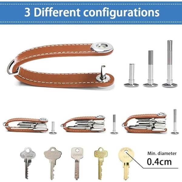 Key Organizer, Portable Keychain | Smart Pocket Key Holder with Gift Box, Stylish, Functional and Practical