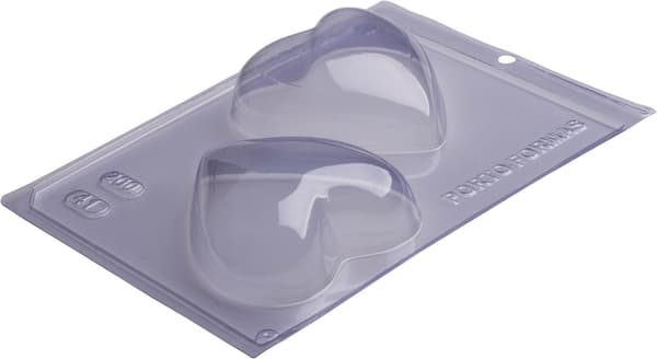 Pralinform Hjerte 200g - Porto Formas 41 - Spesiell 3-delt form